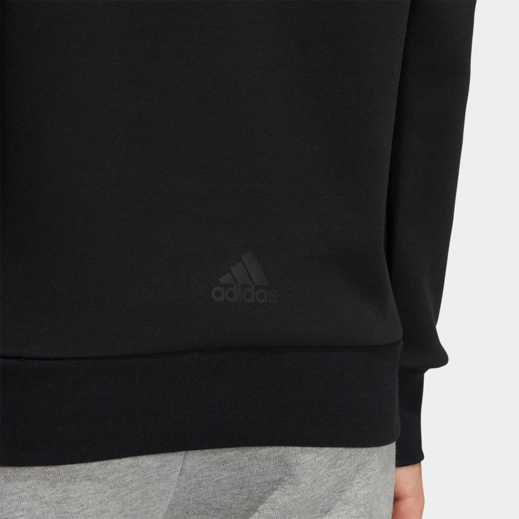 adidas Essential Logo Hoodie Long Sleeve Sweatshirt Women Tops Black HM7069