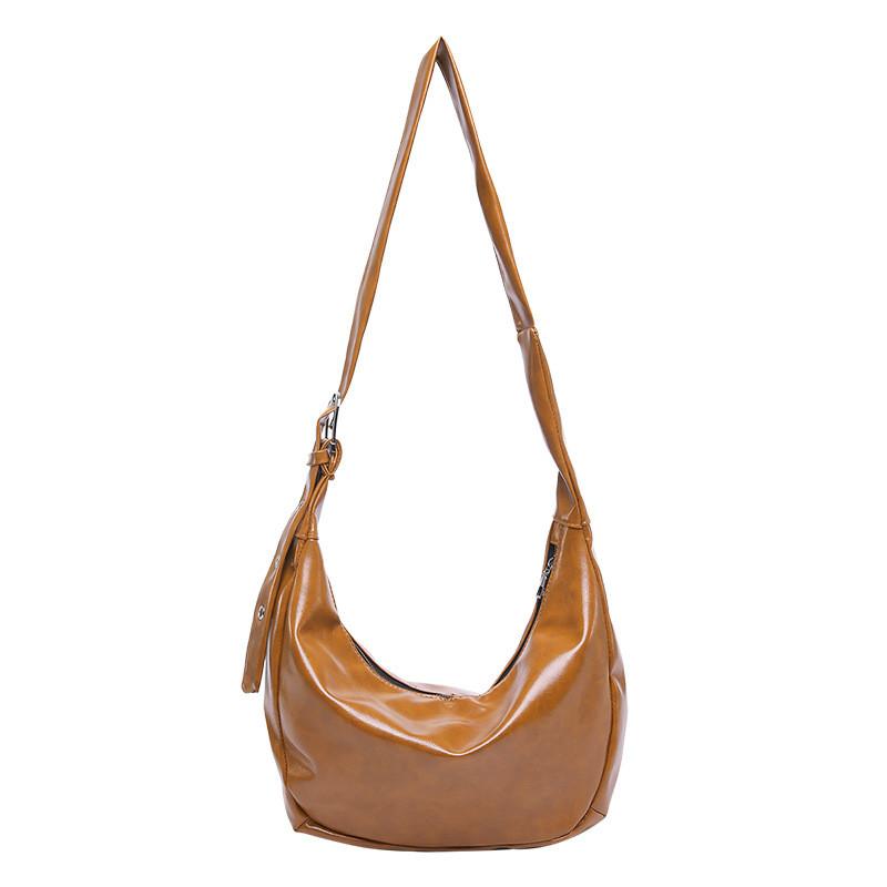 Dumpling Bag Contemporary For Women Roomy Commuter Crossbody Bag With Unique Dumpling Shape And Design
