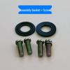 Gas Safety Kit: Rubber Gasket, Noodle Cooker, Steamer, Burner, Solenoid Valve, Leak Prevention, Sealing & Flat/Raised Gaskets.