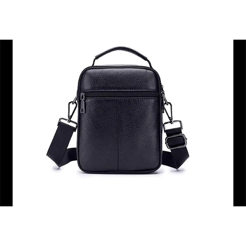 BULLCAPTAIN 2024 Brand Leather Men Bag Casual Business Leather Mens Shoulder Messenger Bag Vintage Men's Crossbody Bag male
