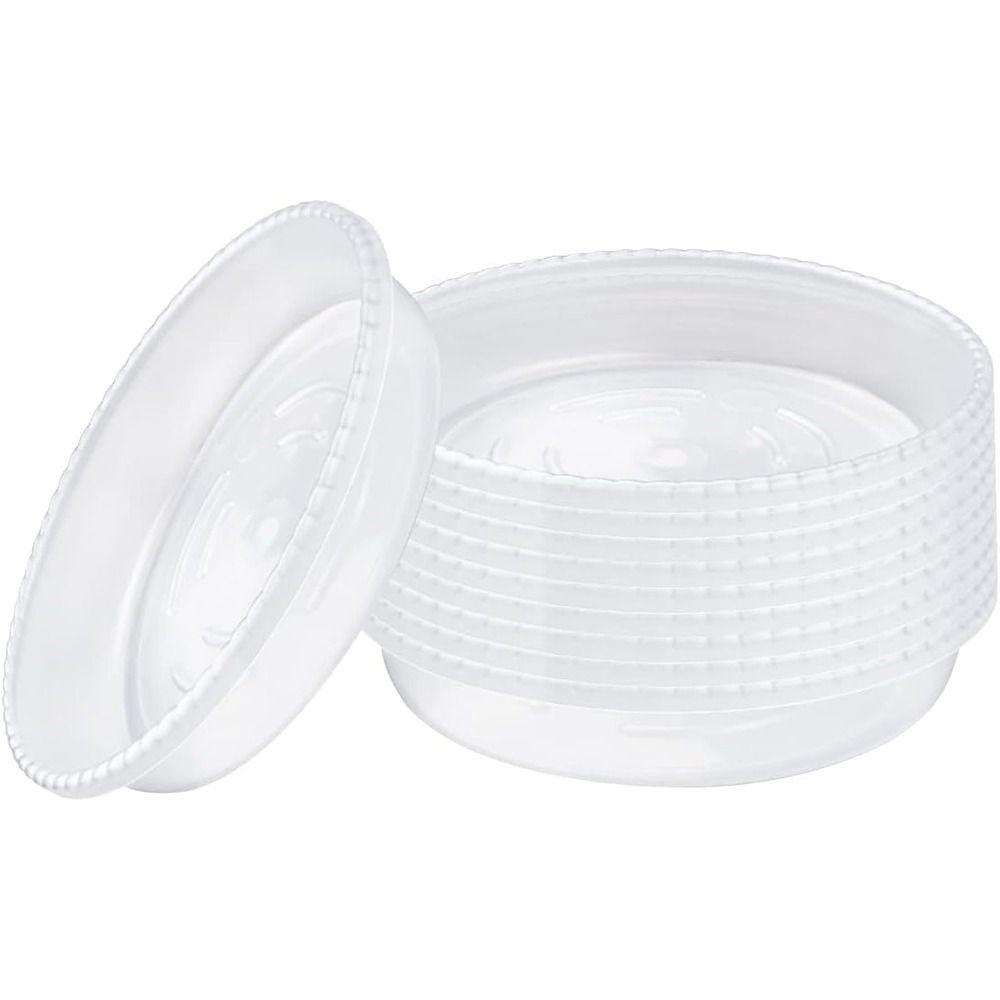 High Quality Plastic Plant Pot Tray Clear Durable Drip Trays Sturdy Flower Pot Indoor And Out Door Plant