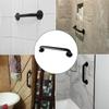 2Pcs/Pack Stainless Steel Anti-slip Safety Bar Black 30CM Disability Handle Hand Rail Hand Rail Grab Bathroom