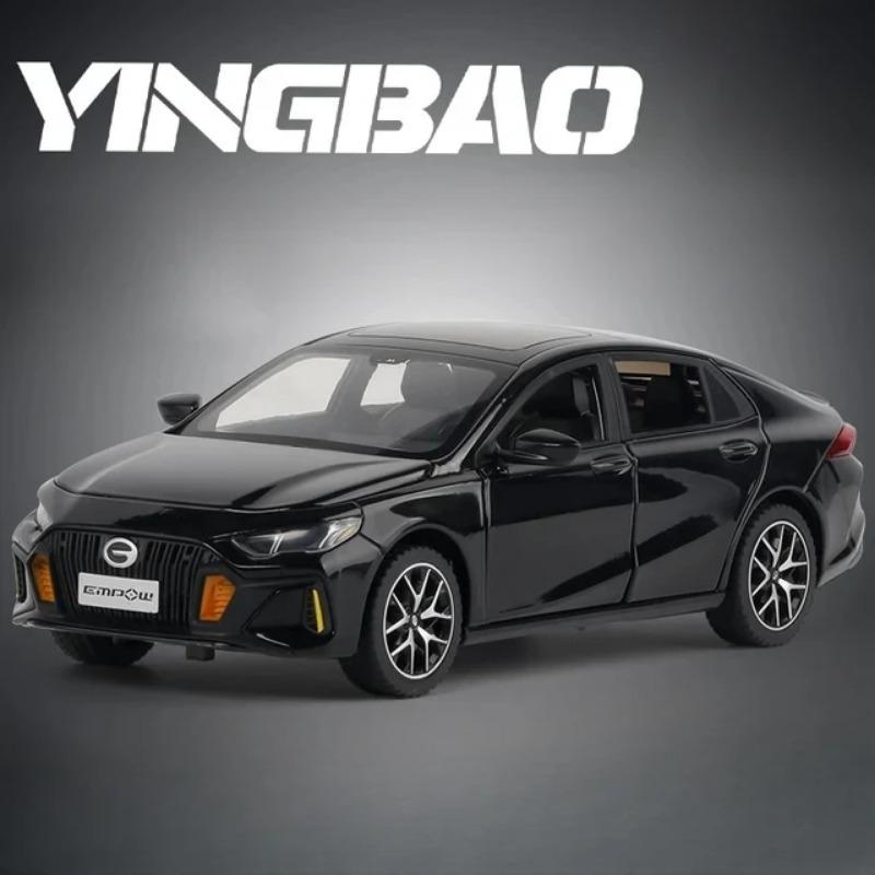 1/24 Trumpchi EMPOW55 Car Model Toy Diecast Metal Shock Absorption Street Sports Vehicle Sound and Light for Children Gift