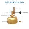 Lab Alcoholic Lamp Burners Metal Alcoholic  Lamp Burners Teaching Alcoholic Heater for Chemistry Experiment Project