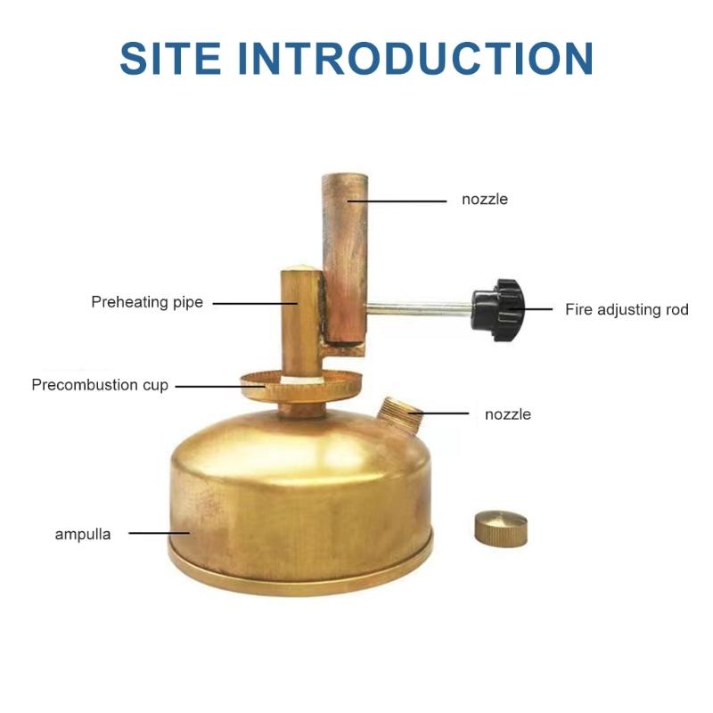 Lab Alcoholic Lamp Burners Metal Alcoholic  Lamp Burners Teaching Alcoholic Heater for Chemistry Experiment Project