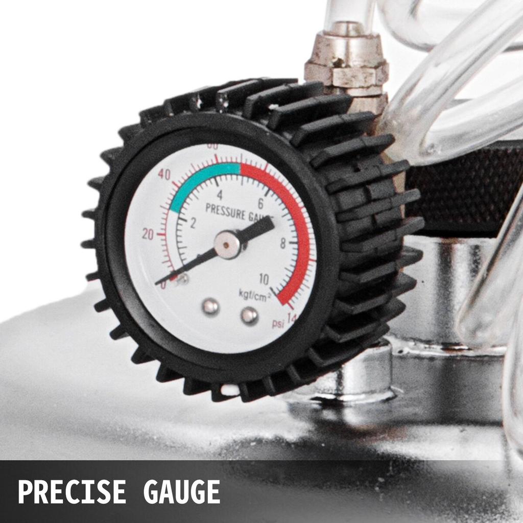 60psi Pneumatic Air Pressure Bleeder Garage Brake &Clutch Bleed Kit 5L Capacity