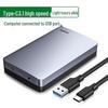 Ugreen USB-A auf Typ-C 2,5/3,5 Zoll externes Festplattengehäuse
