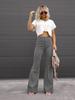 Winter New Solid Velvet Casual Fashion Personality Women's Pants Trendy Brand Casual