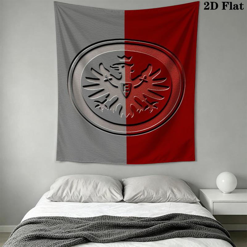 Eintracht Frankfurt Wall Tapestry Aesthetic Wall Hanging Printed Fabric Blanket Decorative Tapestries for Bedroom Living Room Home Decor