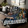 Italian Brainrot Creative Animal Blanket Soft and Skin Friendly For Couch Bed Napping Bedspread All Seasons Comforter