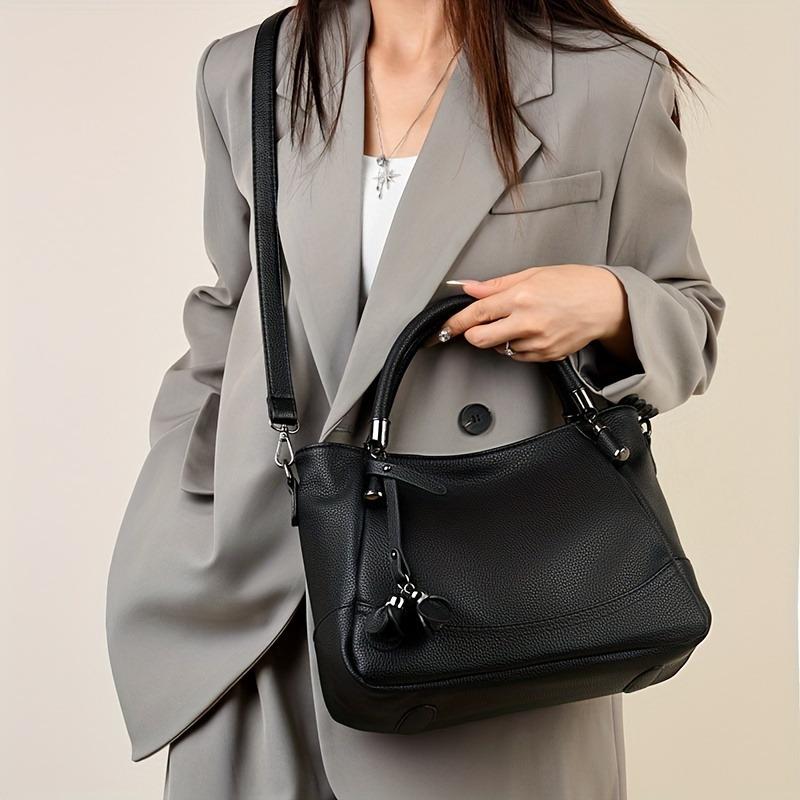 Lychee Pattern Portable Tote Bag Single Shoulder Messenger Women's Bag