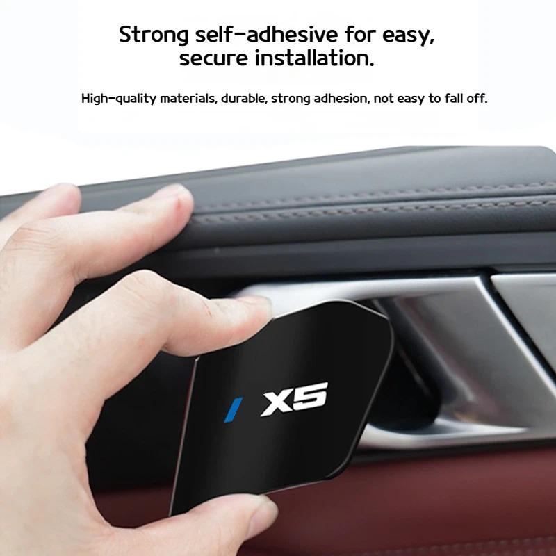 4Pcs For BMW3 5 series i3 i5 X3 X5 G20 G05 G60 G45 -2026 Car Inner Door Bowl Guard Stainless Steel Protection Cover Sticker