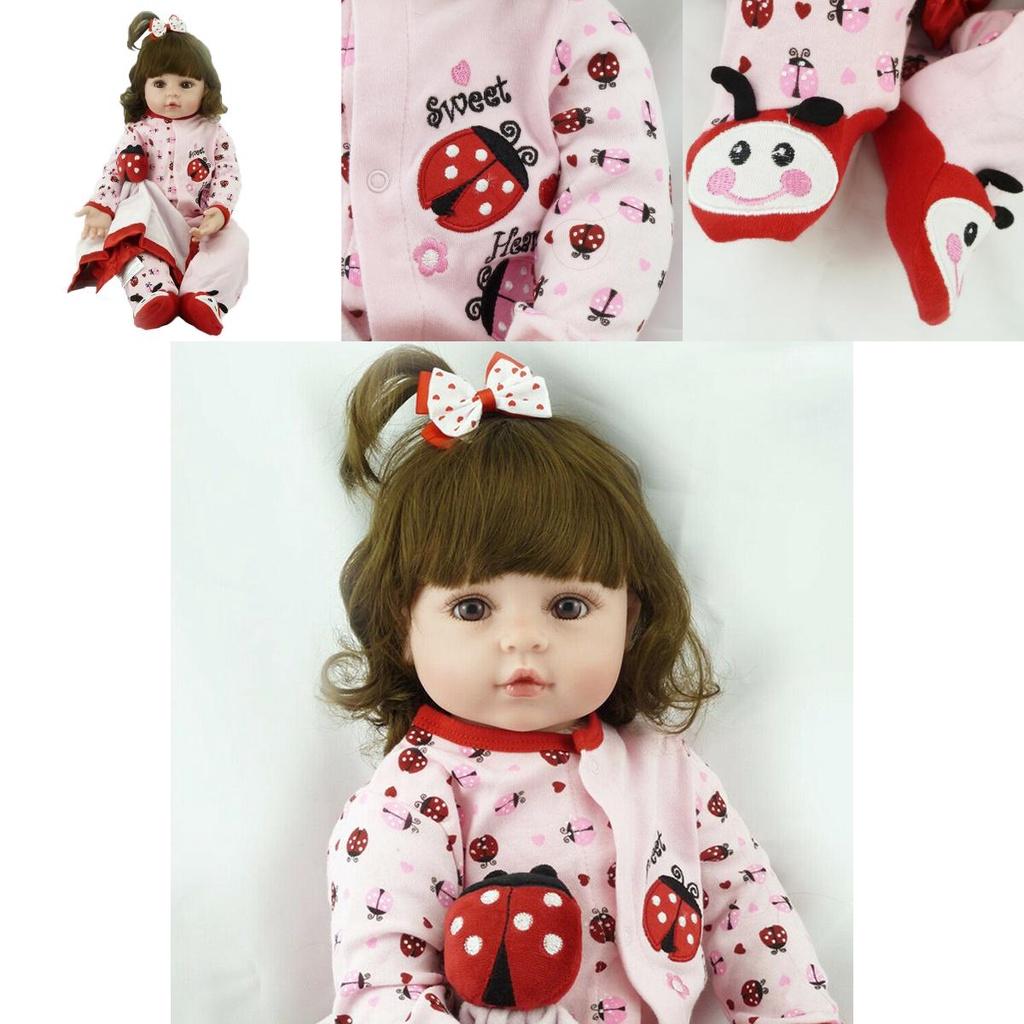 Realistic 19" Reborn Baby Dolls In Soft Vinyl Silicone For Heartwarming Gifts