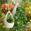 Large Capacity Vertical Planter Basket Chain Hooks Hanging Planter Plant Storage Basket  Balcony
