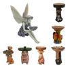 Garden Birds Feeder Resin Statue Outdoor Patio Yard Lawn Free Standing Fairy