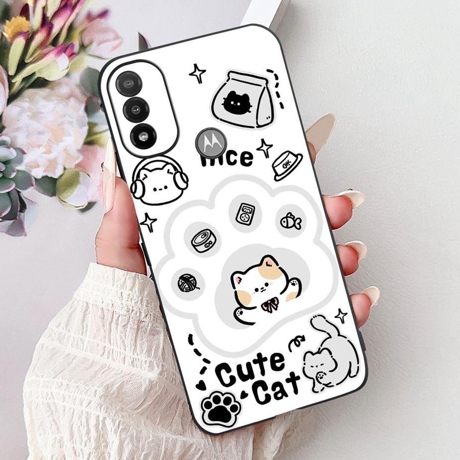 For Motorola Moto E20 E30 E40 Case Luxury Painted Cover Soft Silicone Phone Case For Motorola E20 E 30 40 MotoE30 MotoE40 Fundas