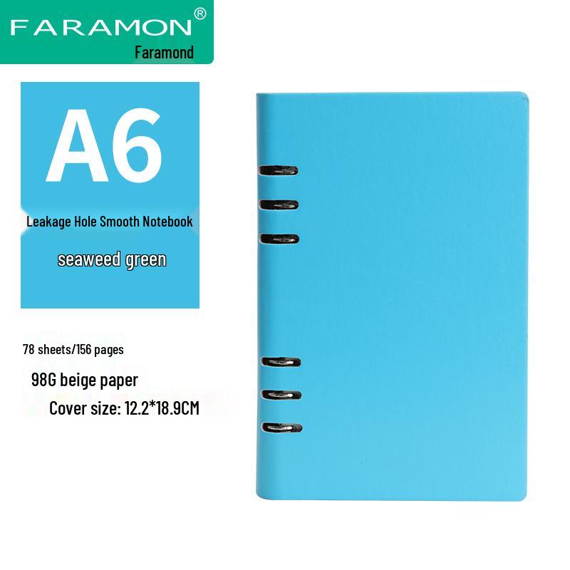 2024 A5 & B5 Loose-Leaf Business Notebook with Removable Ring Binder