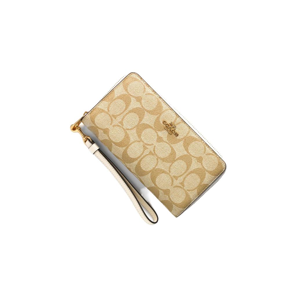 New COACH Zip Around Wallets C4452-IMDQC