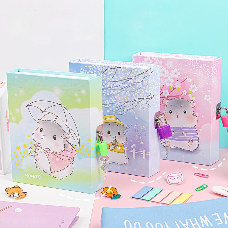 

Diary Notebook with Lock Creative, Cartoon Password Notebook for Student Children s Gift Ledger 1