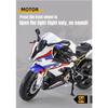 1/9 BMW S1000RR Racing Toy Motorcycle for Children Diecast Metal Large Size Model Super Racing Lightable Collection Gift for Boy