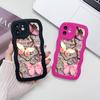 Mobile Phone Cases for iPhone 11 13 XR 15 Pro Max 12 14 Pro Max Case iPhone 16 7 Plus 8 Plus XS Max Big Wave Solid Color Cartoon Anti-drop Waterproof