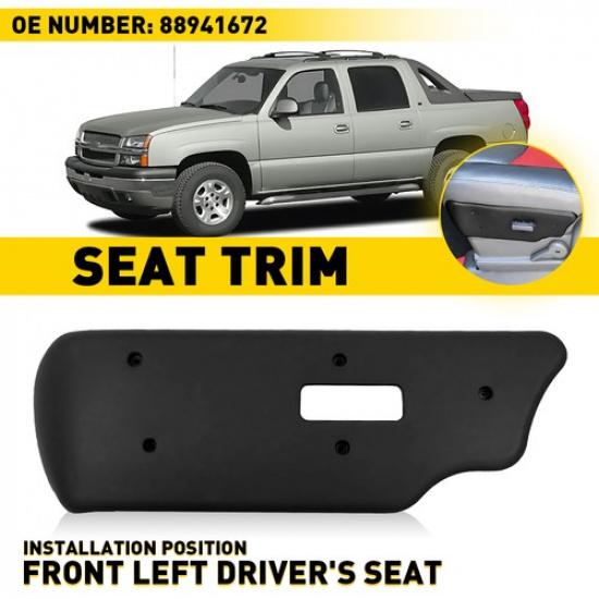 Left Driver Power Seat Adjust Switch Bezel For 2004-06 Cadillac Escalade Black K