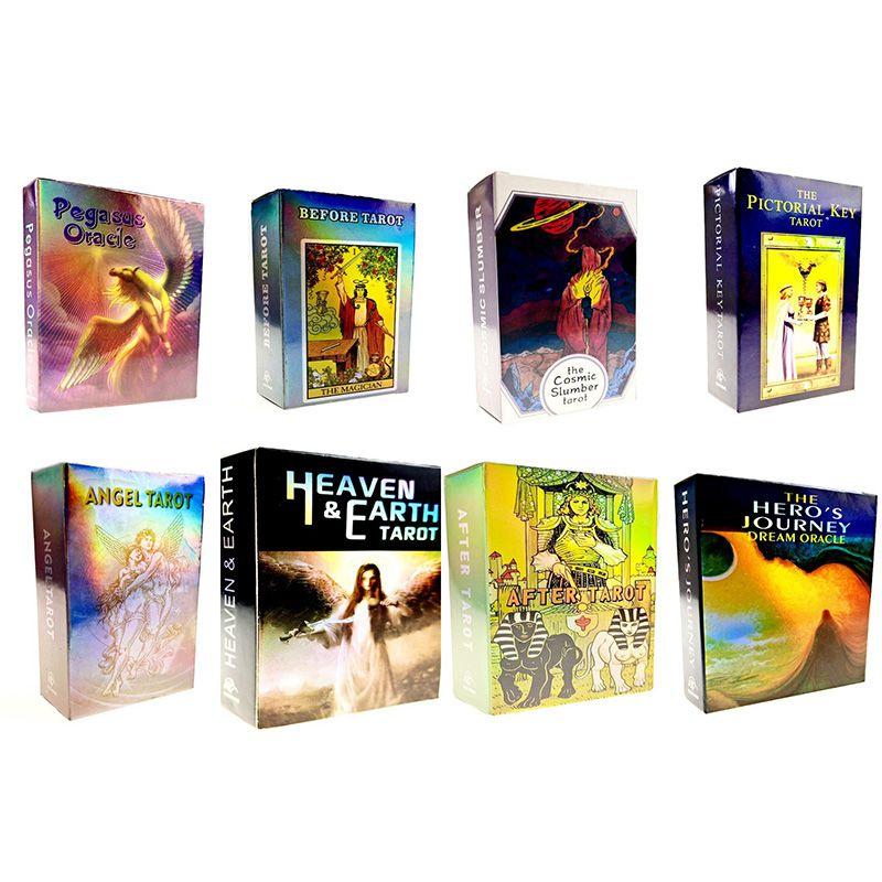 Tarot Card English Board Game Deck With Vivid And Bright Color Patterns