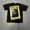 T-shirt rap graphique y2k Lil Wayne « America's most wanted » grande impression