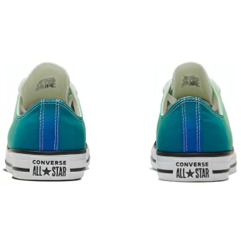 Converse Chuck Taylor All Star Kulatá špička Šněrovací Nízké Espadrilky Unisex Modrá Zelená Bílá