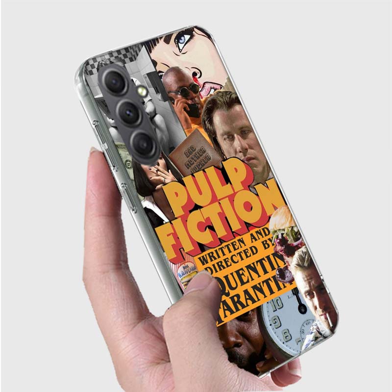 Written And Directed By Quentin Tarantino Phone Case for Samsung A16 A26 A36 A56 A17 A37 A57 A07 A06 A02S A03 A04S A05S Galaxy N