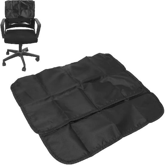 Salon Chair Covers, Hair Salon Chair Back Prevent Dirt Salon Chair Protective Cover Chairback Cover for Hair Salon for Wear BlackBarber Chair Back