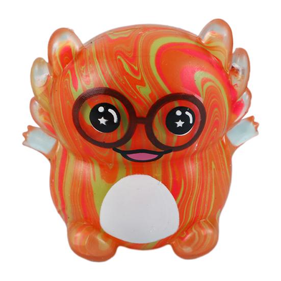 

Очки с блестками Саламандра Игрушка-пищалка Медленно поднимающаяся TPR Игрушка-антистресс Милый мультяшный гаджет для снятия стресса для студентов Портативный Забавный подарок