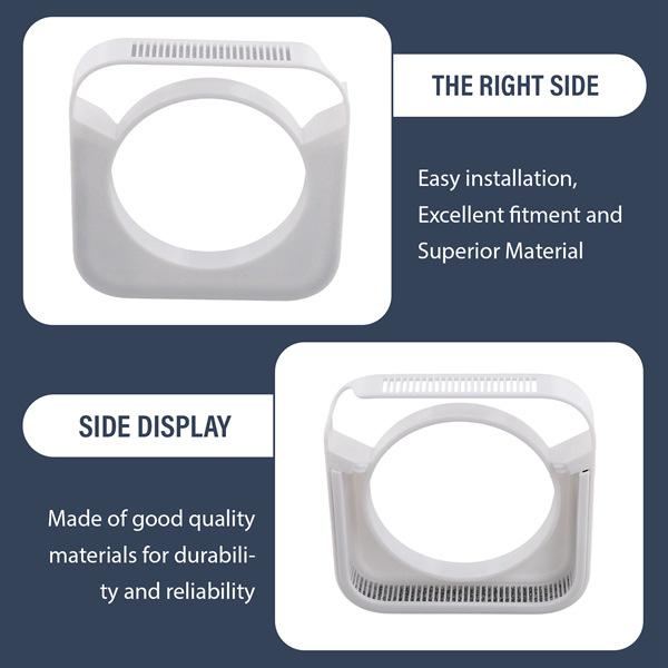 

White Plastic Cooling and Dustproof Riser Bracket for Mac Mini M4 Other size