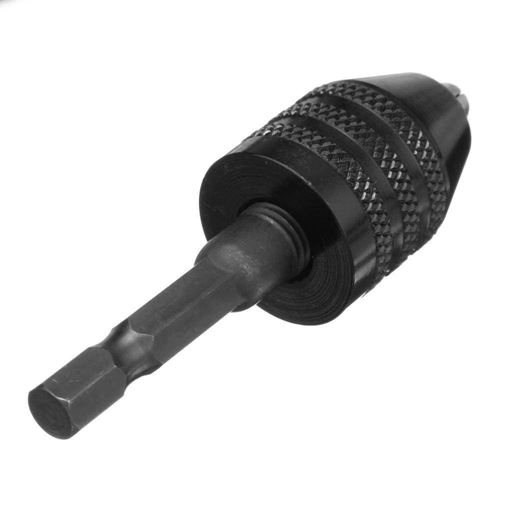 Keyless Chuck Conversion Hex Shank Adapter Drill Bit Quick Change Driver Fast. Keyless Chuck Conversion Hex Shank Adapter Drill Bit Quick Change Driver Fast.