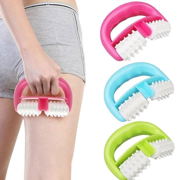 Rouleau Anti Cellulite Amincissant Manuel Massage Drainant Corps Jambes Ventre Cuisses Raffermissant