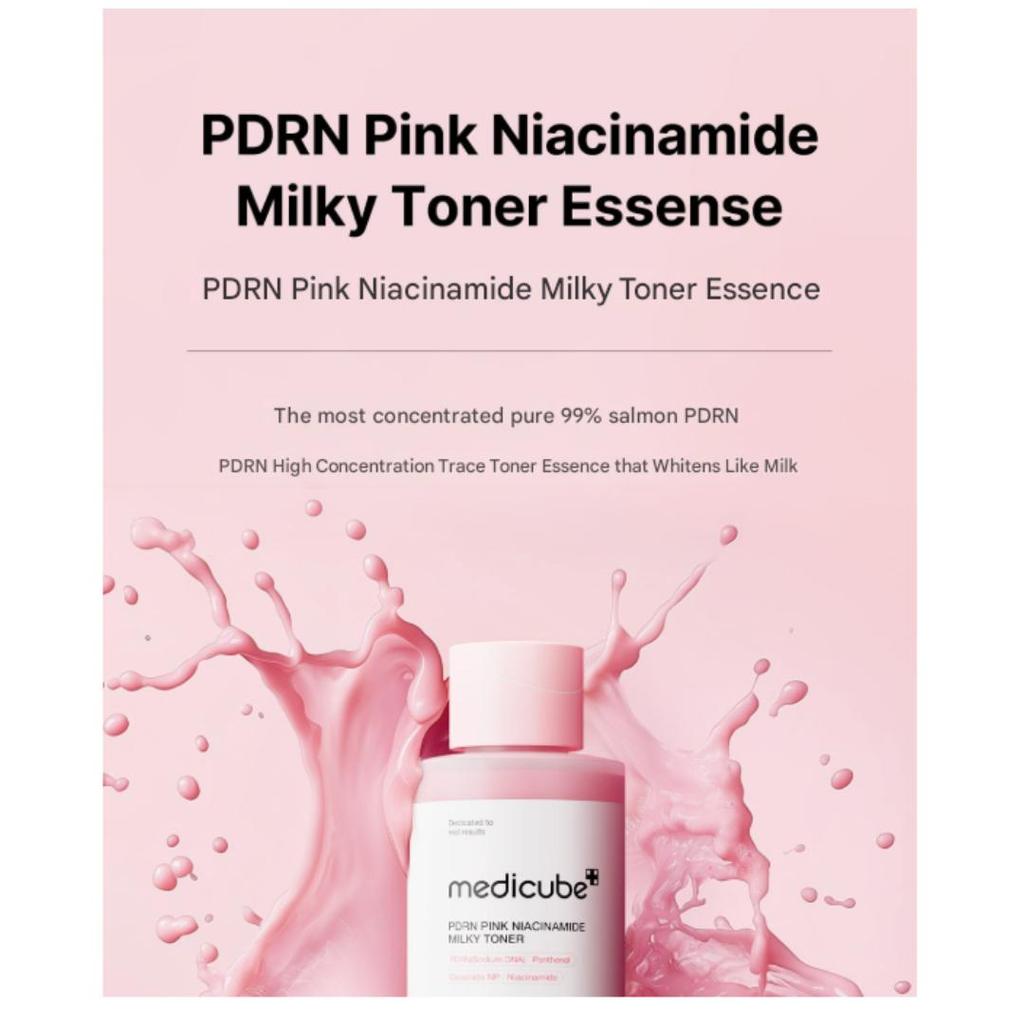 Medicube Pinkes Niacinamid Milky Toner 250ml (3 Optionen)