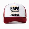 If Dad Cant Fix It Were Screwed Baseball Cap Retro Gift for Spanish Father Papa Unisex Motorcycle Casual Mesh Hat