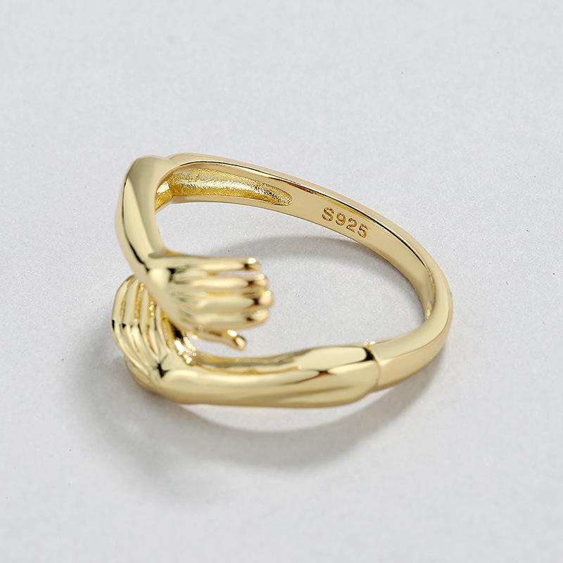 2025 New Style Personalized Hug Ring for Men and Women - Unique Gift for Couples
