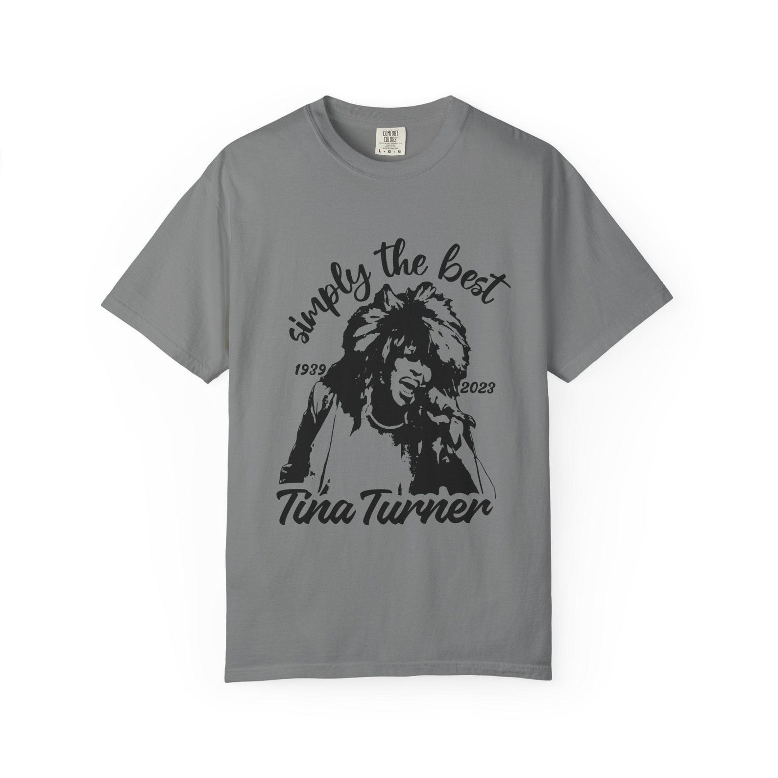 Tina Turner T-Shirt, Unisex Garment-Dyed Cotton Tee 2XL