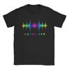 Rainbow Equalizer T Shirt Unisexs Streetwear Cotton Tshirts Summer O Neck Trending Tee Shirt Hot Sale Plus Size Tops