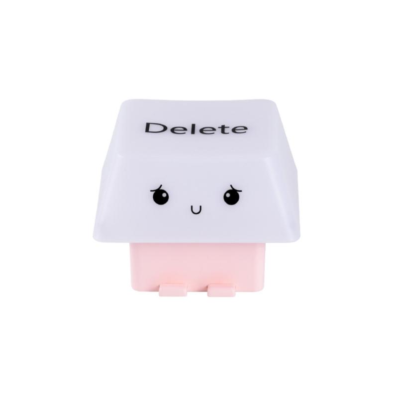 Multifunctional USB Charged Deletes Keycap Night Light Builts In Smartphone Stand 1200mAh Battery Adjustable Illumination