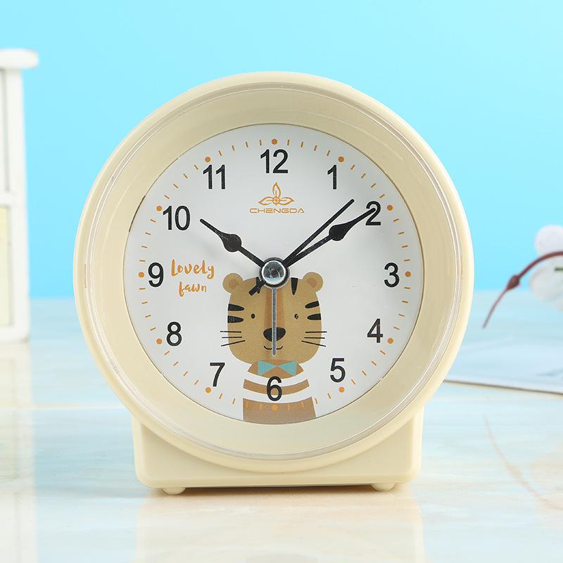 Cute Alarm Clock Simple Clock Cartoon Children'S Bedside Clock Macaron Color Clock A302 Premium Durable Quality