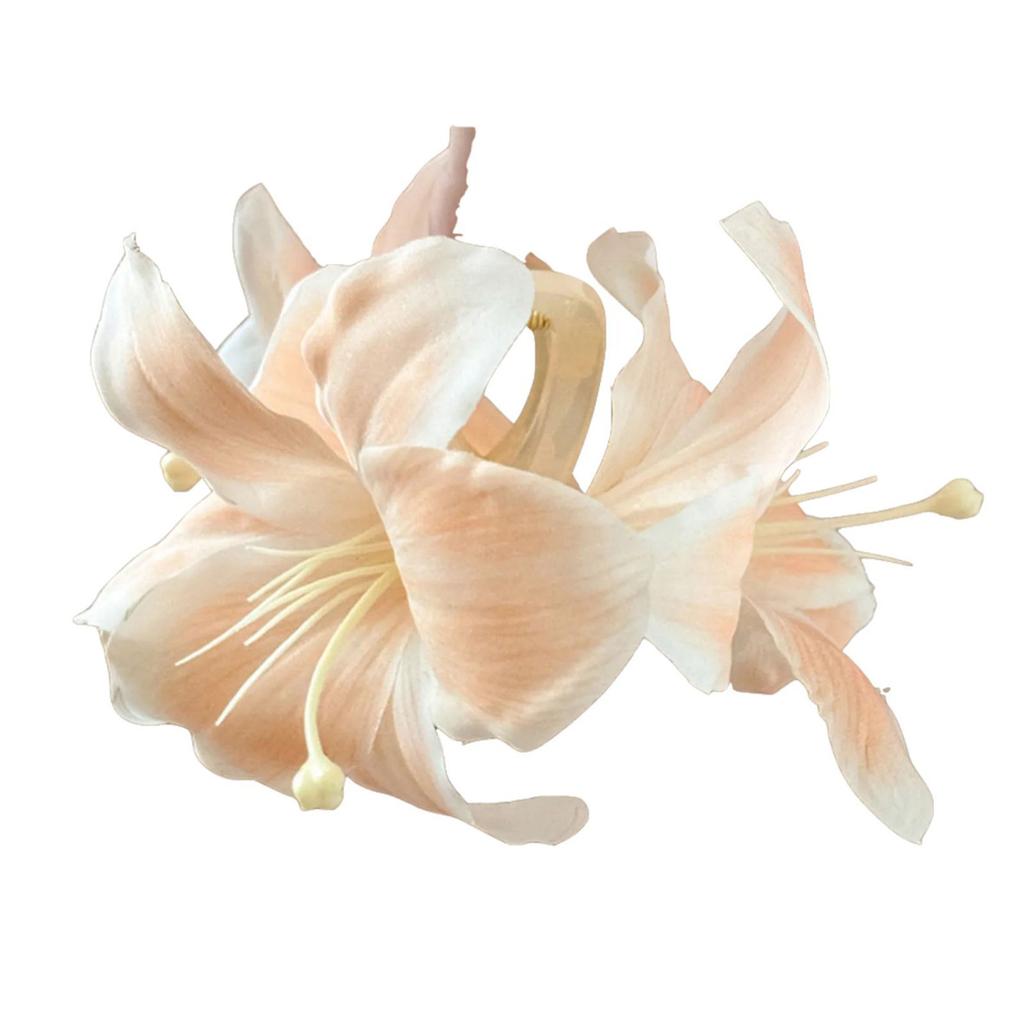 Eye Catching Floral Hair Clip Fashion Hair Accessory Adding A Touch Of Styles To Any Outfit Without Damaging Hair