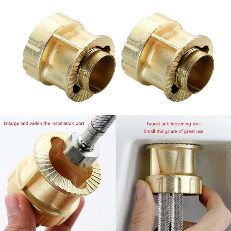 Reliable & Stable Faucet Attachment Versatile Sink Faucet Accessory Faucet Fix Faucet Mounting Nut for Home Public Place