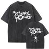 Washed Vintage Rock Band My Chemical Romance The Black Parade Tour 2026 T-shirt Men Women Fashion Punk Emo Oversized T Shirts