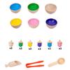 Wooden Cups Counting For Children Educational Play Early Learning Gift Festival