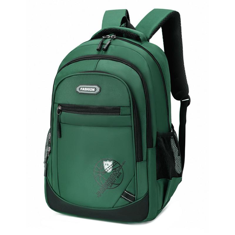 Oxford Backpack With Breathable Mesh And Letter Design For Office And Outdoor