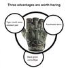 Tactical Riding Fingerless Gloves Non-slip Half Finger Gloves for Motorcycle Cycling Climbing Hiking Hunting Outdoor Sports