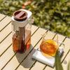 1000ml Household & Outdoor Cold Brew Coffee Pot with Hand Grinder