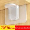Traceless Adhesive Wardrobe Partition Bracket - Punch-Free Support and Fixing Kit